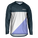 Basic Mesh O-Shirt LS Men - Ocean Storm / Opulent Opal / White